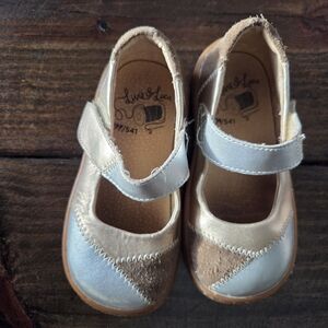 Livie And Luca Kids Shoes - Silver, Gold and Tan